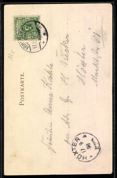 Cartoline postali: Grusskarten-AK Arnsberg, Ortsansicht, Bu – Usato da Berlin venduto da bartko-reher 1