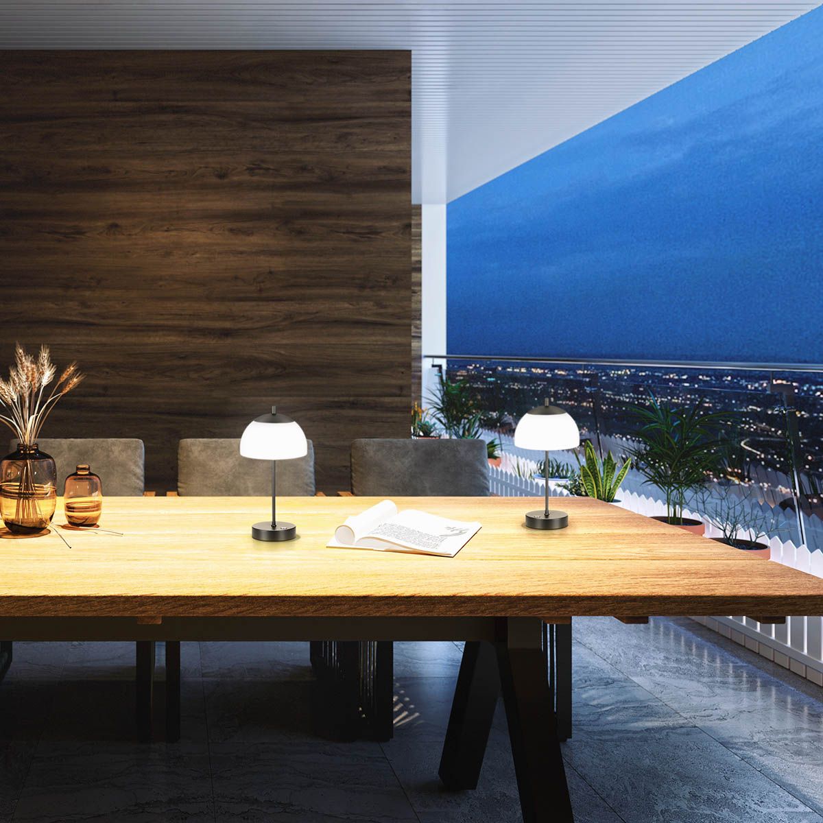 Lampade: LED Tischleuchte, 35 cm Höhe, Akku – Nuovo (secondo la descrizione) da Kreuzlingen venduto da Smart-Light 1
