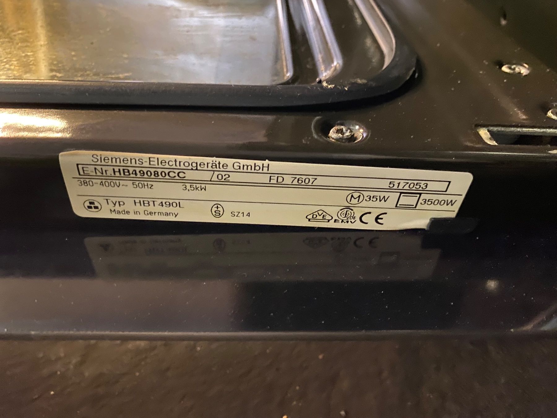 Siemens Forni: Einbaubackofen 60 cm Siemens – Usato da Sarnen venduto da Pheggli 2