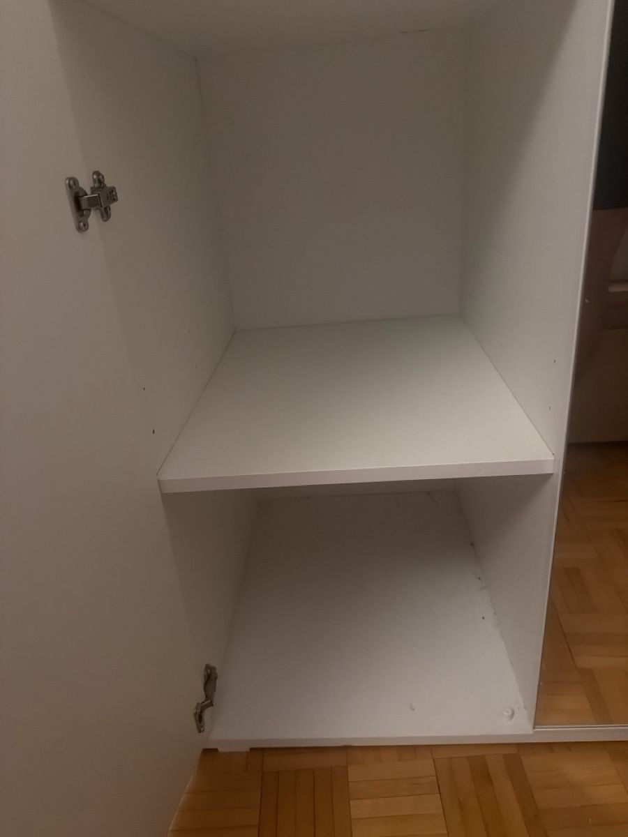Ikea Schränke: Wardrobe white 2 doors mirror front used condition – Gebraucht aus Zürich von inf_78r8 4