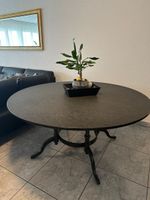  Luxus-Gartentisch mit Steinplatte