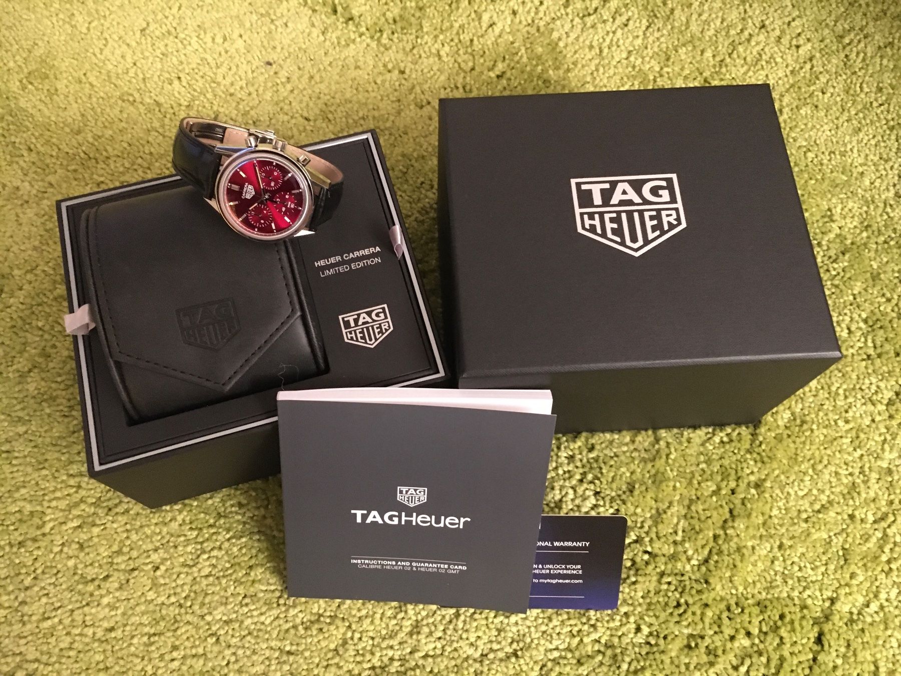 Tag Heuer Orologi: TAG Heuer Carrera RED Dial - Limited Edition – Nuovo (secondo la descrizione) da Hüttwilen venduto da spir55