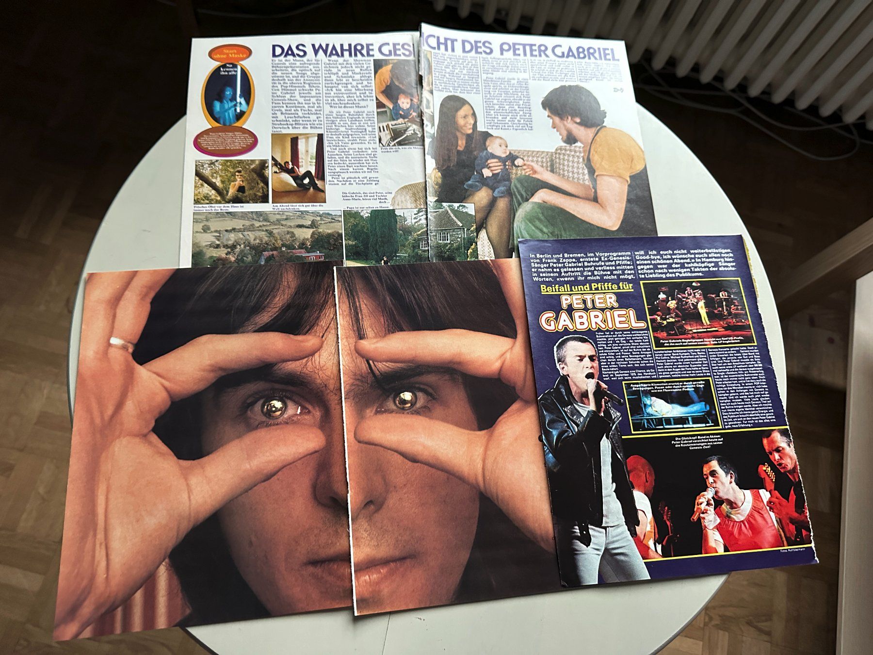 Zeitschriften & Magazine: PETER GABRIEL GENESIS tolle Berichte + Poster Sammlung 70's – Gebraucht aus Basel von Partridge 1
