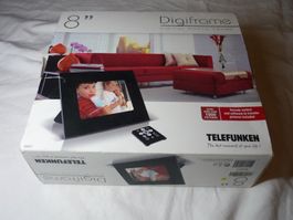 Telefunken Digiframe 8" LCD MB Digital Foto Bilderrahmen