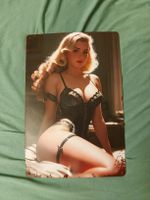 Retro Blechschild Pin-up Girl Deko