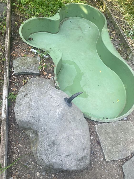 Gartenteich mit Findling Kaufen auf Ricardo