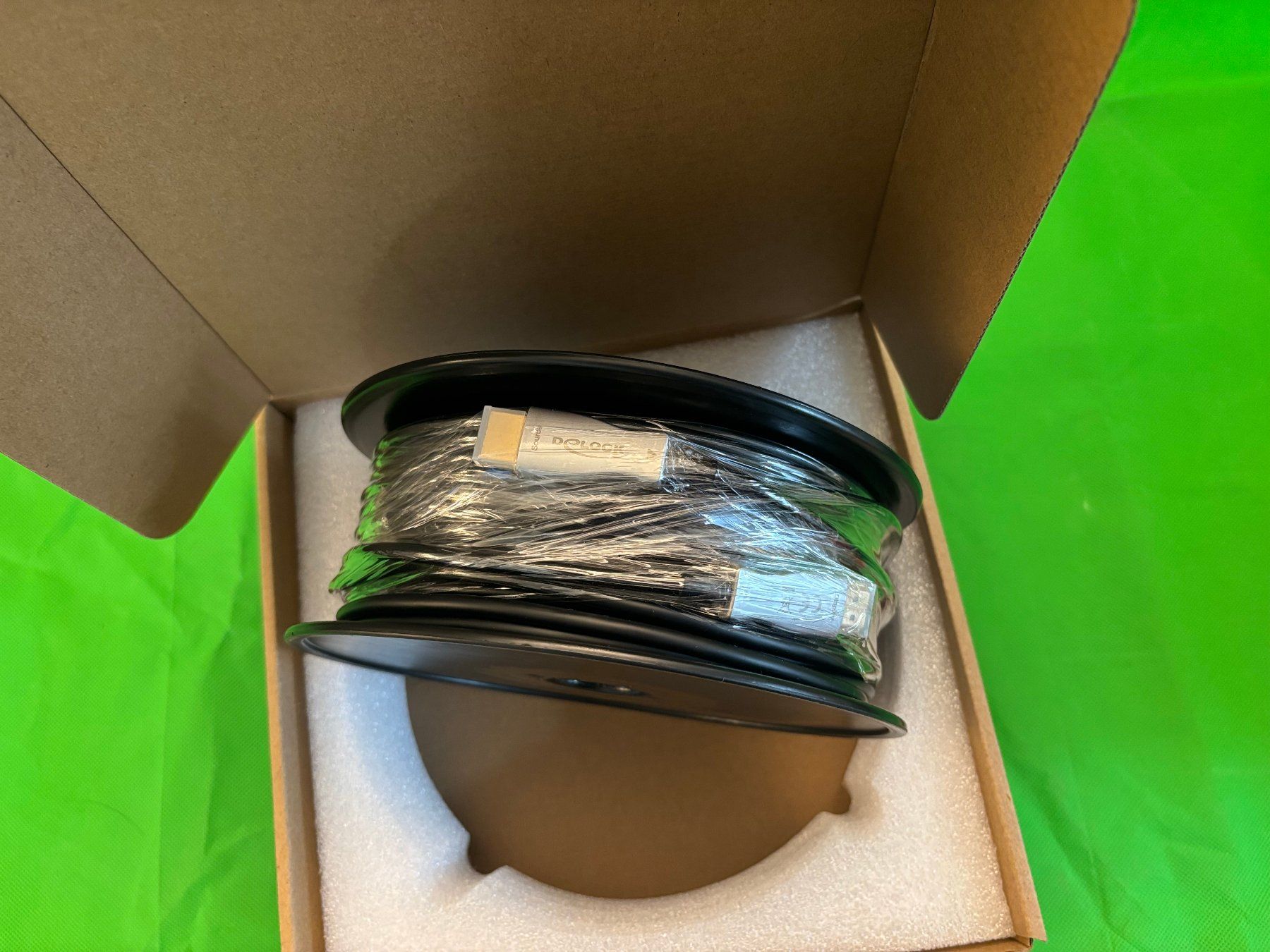 Cavi: Delock Optical Cable HDMI HDMI 50m – Nuovo e nell'imballaggio originale da Kilchberg ZH venduto da bionicdog 1
