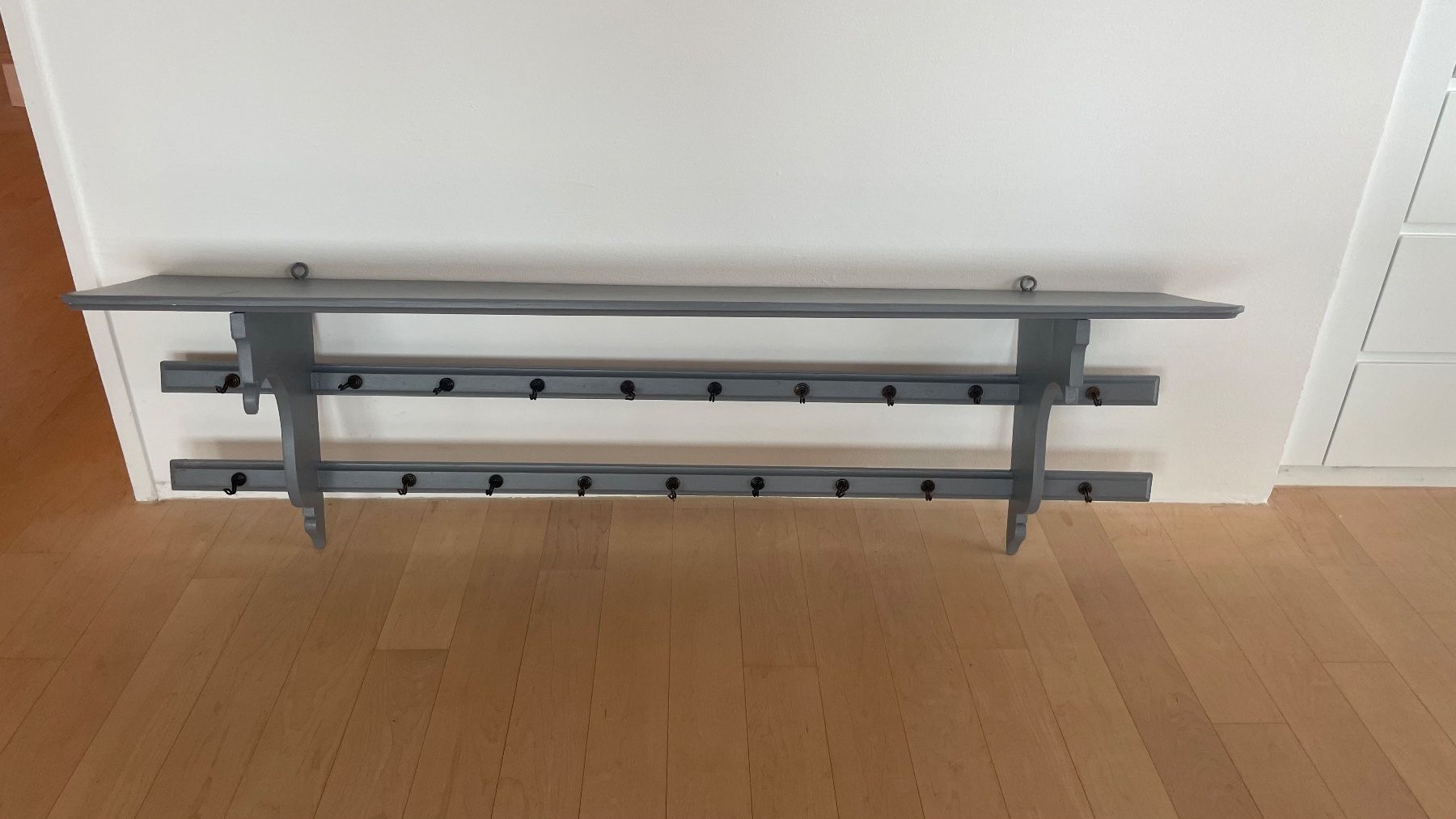 Scaffali: Vintage Tellerboard grau! 19 Haken – Usato da Uitikon Waldegg venduto da gotohellix 6