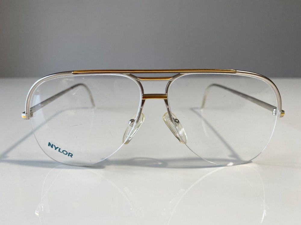 Monture de Lunettes Vintage Essilor Nylor France Or Acheter sur