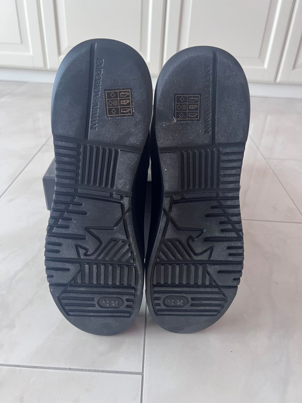Armani Scarpe da uomo: Emporio Armani Sneaker low - black – Nuovo (secondo la descrizione) da Muri AG venduto da sabri_25 4
