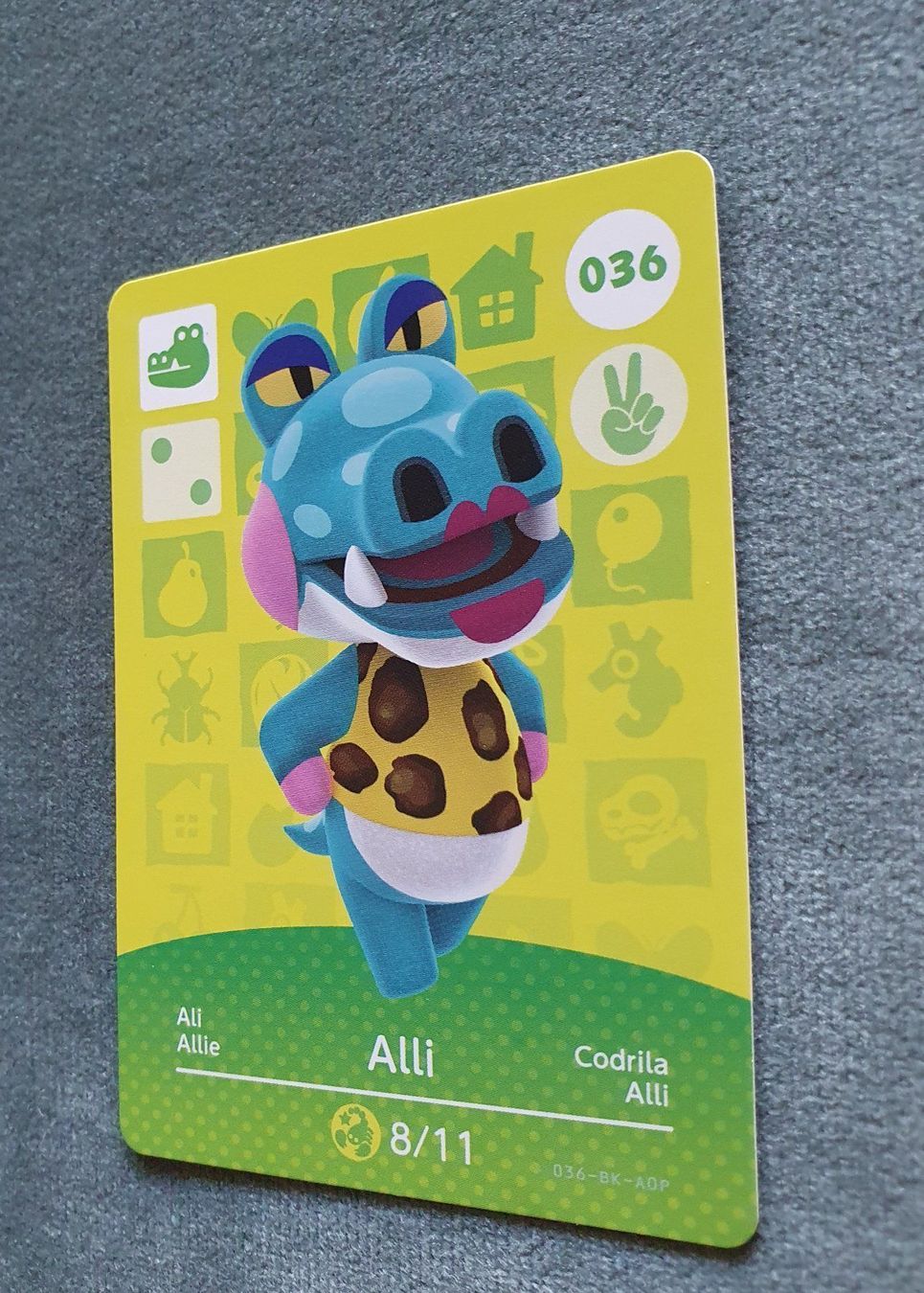 Cartes: Carte amiibo Série 1 - Alli #036 – Neuf (Voir description) à Cossonay-Ville par cba_69tt 1