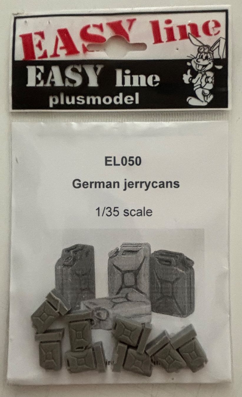 Plus Model Kit di modellismo & Modellini statici: Easy Line plusmodel - EL050 German jerrycans – Usato da Neuchâtel venduto da gefdeneuch