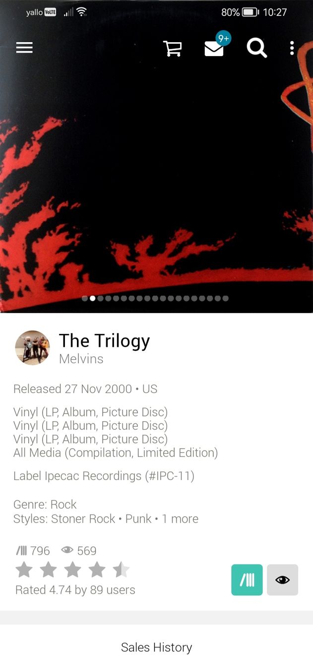 Dischi in vinile: Melvins Trilogy Vinyl – Usato da Zuerich venduto da Culoshaker 2