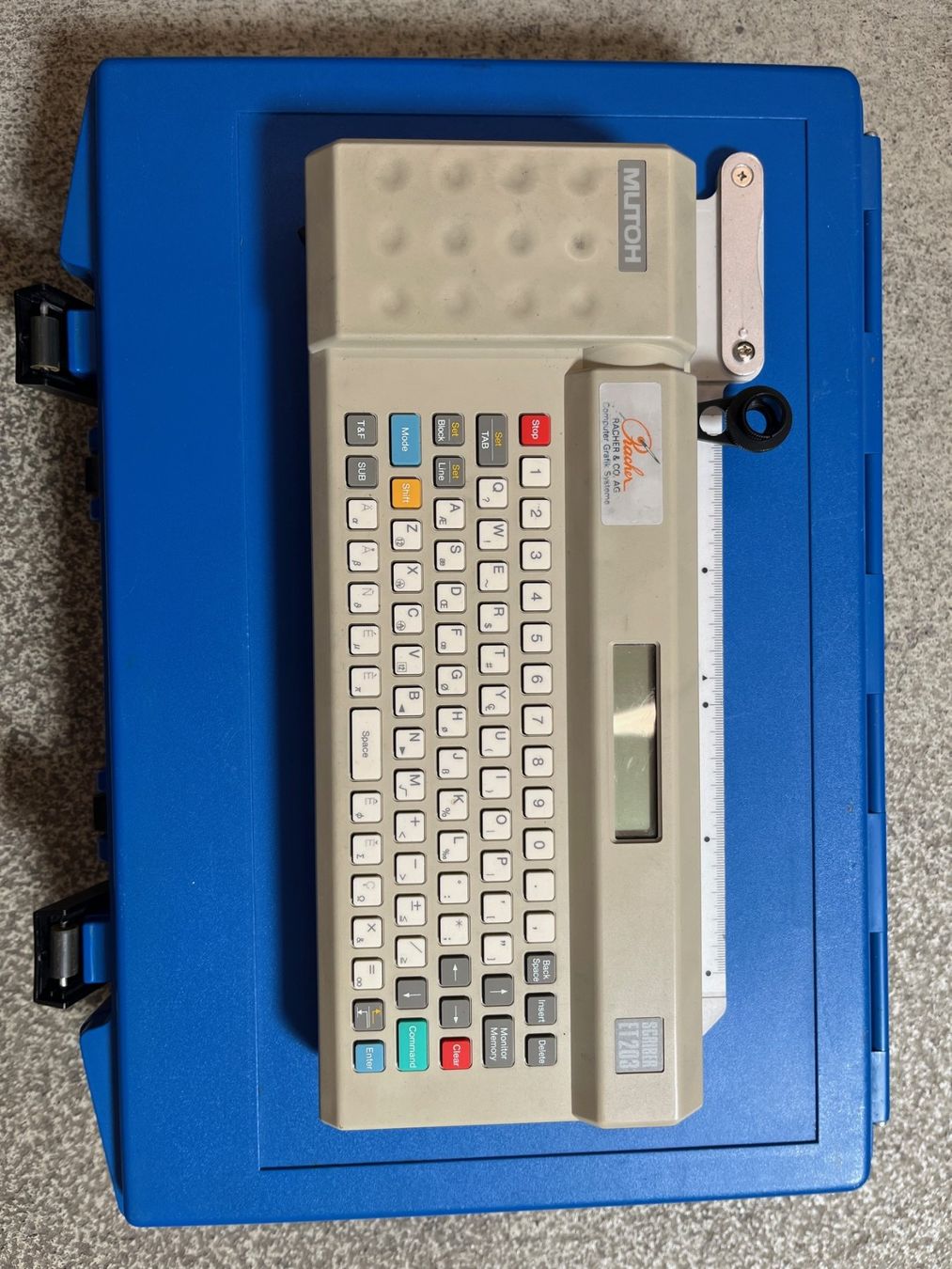 PC: Mutoh Scriber ET203 – Usato da Bern venduto da BaernerBrocki