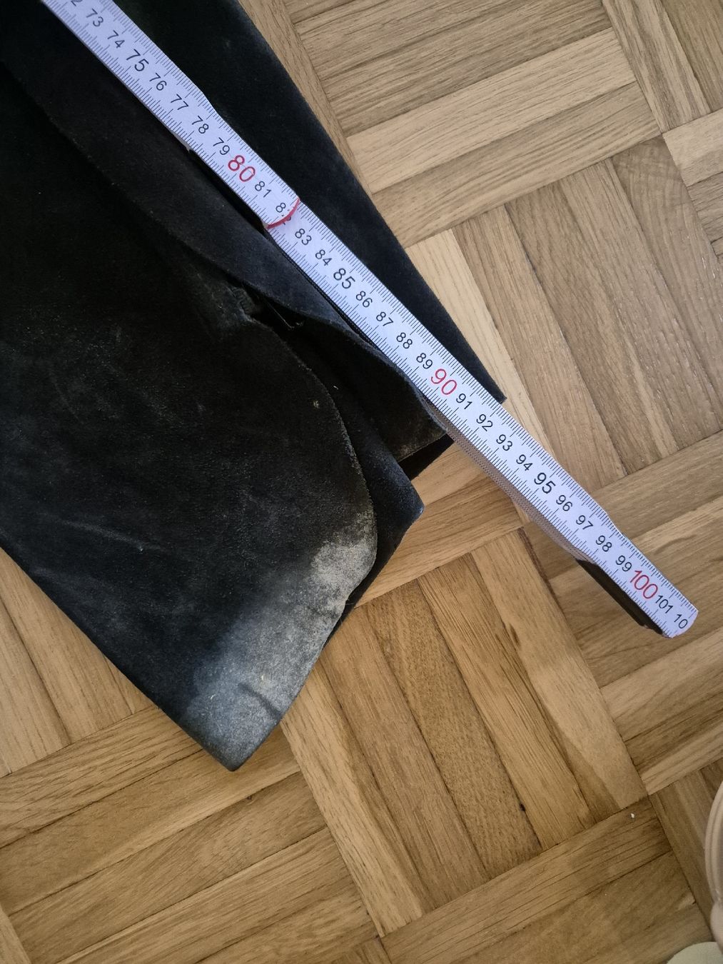 Hosen: Schwarze Leder Chaps, Grösse S – Gebraucht aus Goldach von Mona.93 6