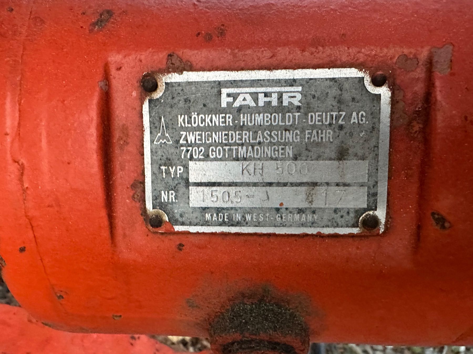 Deutz Raccolta foraggio grezzo: FAHR Kreiselheuer – Usato da Schweizersholz venduto da and_r5gv 2