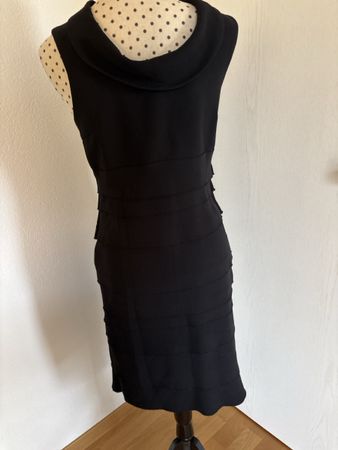 Rinascimento ruffle Black Dress, Size M,
