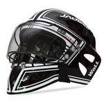 Jadberg Wall Unihockey Helm "Vizor" schwarz/weiss - Neu