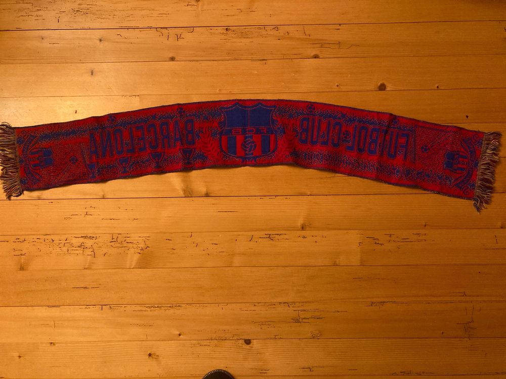 Écharpe Football Officiel Vintage Du F.C de Barcelone ... - eBay