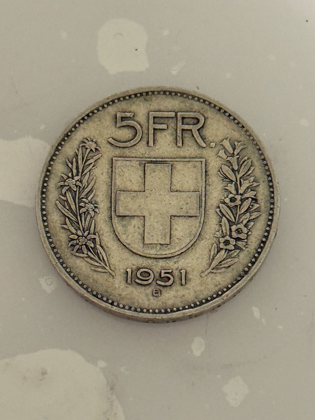 Alle Münzen: 5 Franken 1951  Silber – Gebraucht aus Wallisellen von SWISS_SILVER1