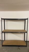 Metallregal  160x60x180 cm – 3 Böden, schwarz