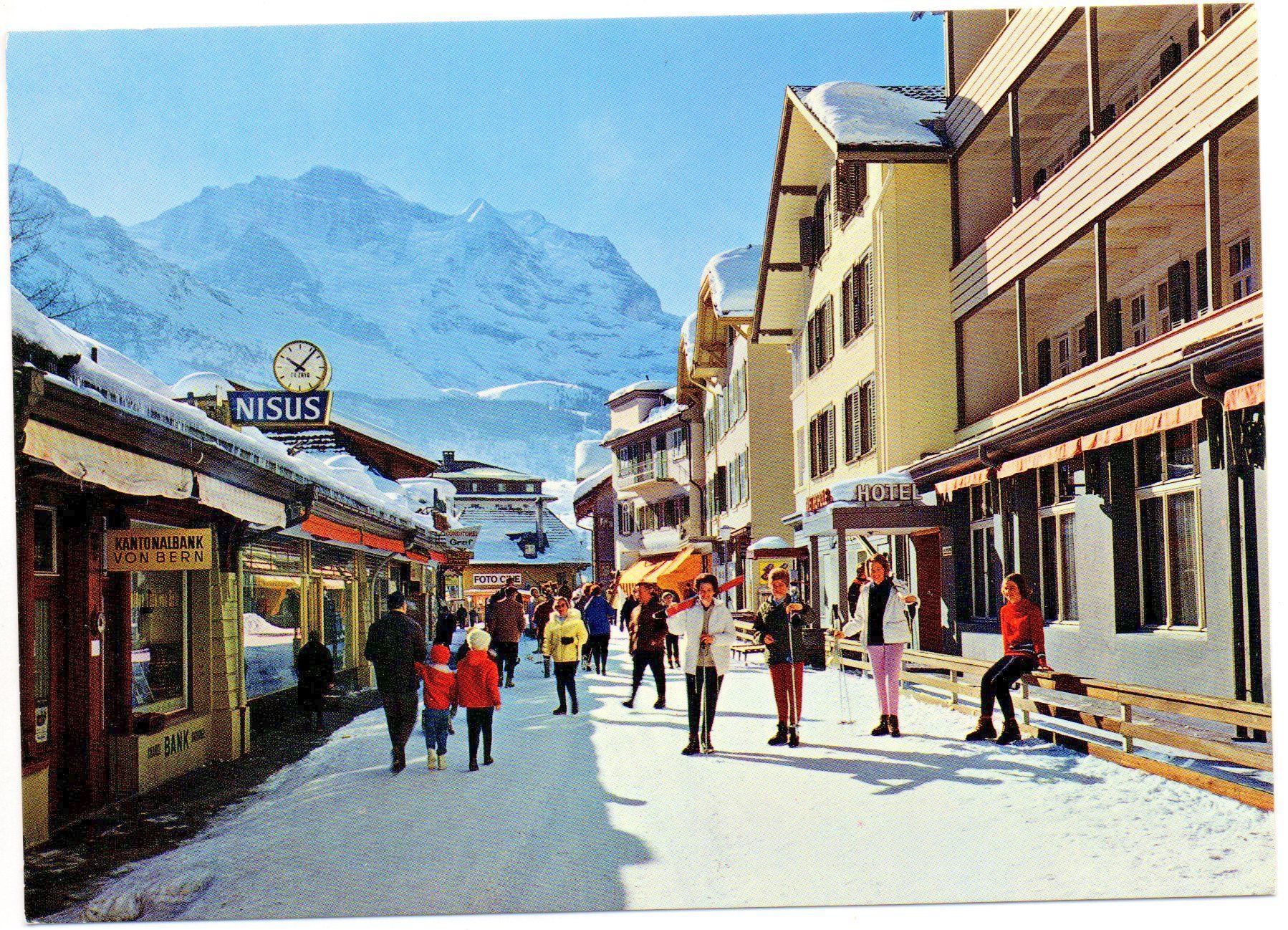 Ansichtskarten: WENGEN Dorfstrasse – Neu (gemäss Beschreibung) aus Jona von philajona