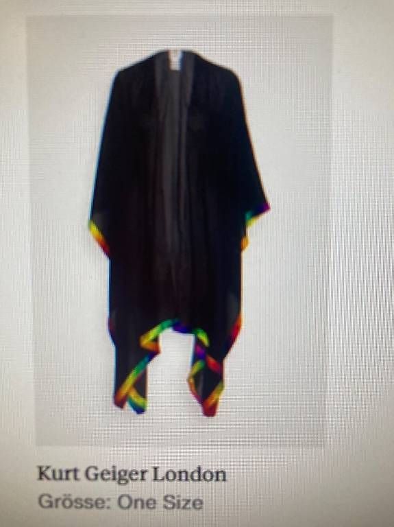 Altro in  Abbigliamento & Accessori: Cape, Kurt Geiger London,  Rainbow Ruana – Usato da Lyss venduto da stubenwagen 2