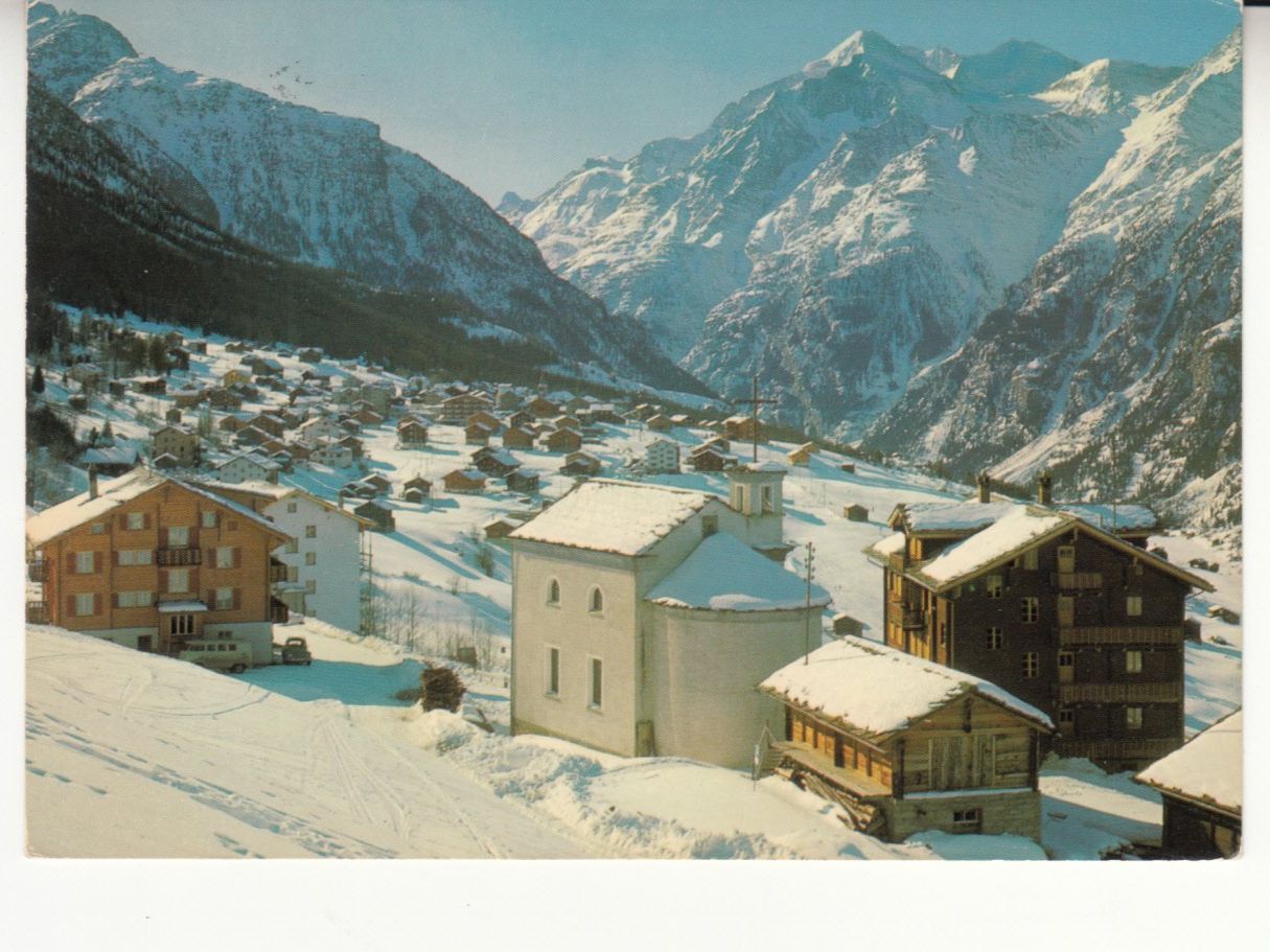 Ansichtskarten: Grächen 1972 – Gebraucht aus Bürglen TG von StampGraf