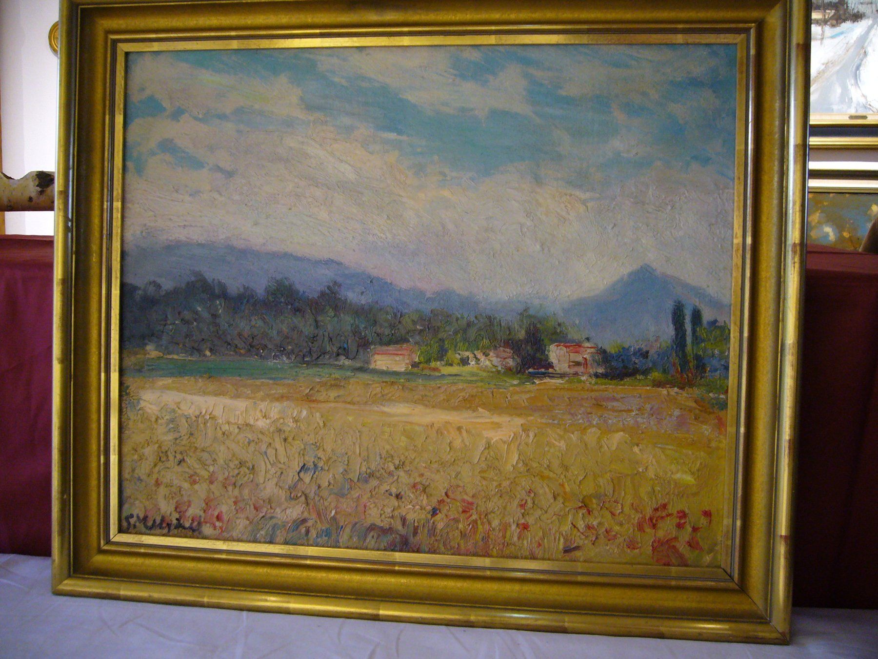 Gemälde: ***  Melchert K.S ,1916, Sommer sig. *** – Gebraucht aus Opfikon von .Gallery.35.
