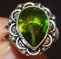 Ring L-7060 – Peridot Edelstein - 17mm Innendurchmesser