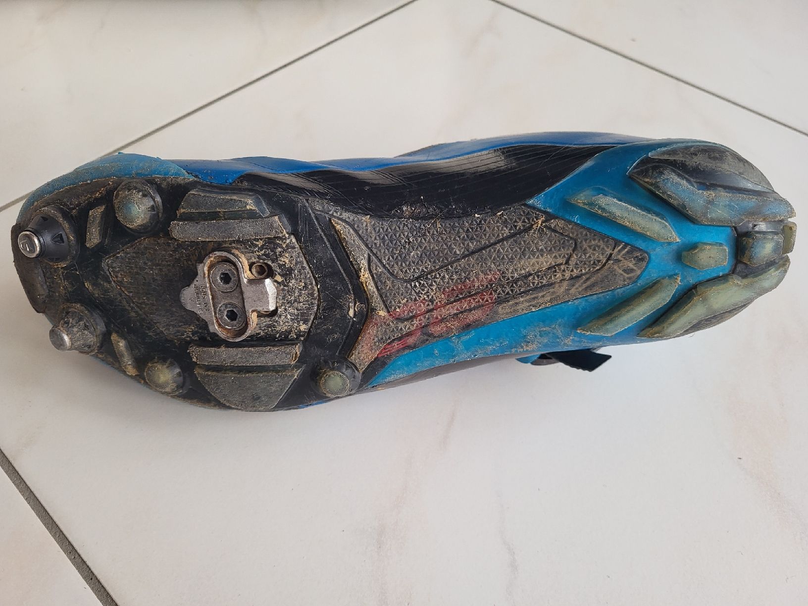 Shimano Chaussures hommes: Fahrradschuhe Shimano blau Grösse 46 – D'occasion à Zollbrück par Swissrace2 4