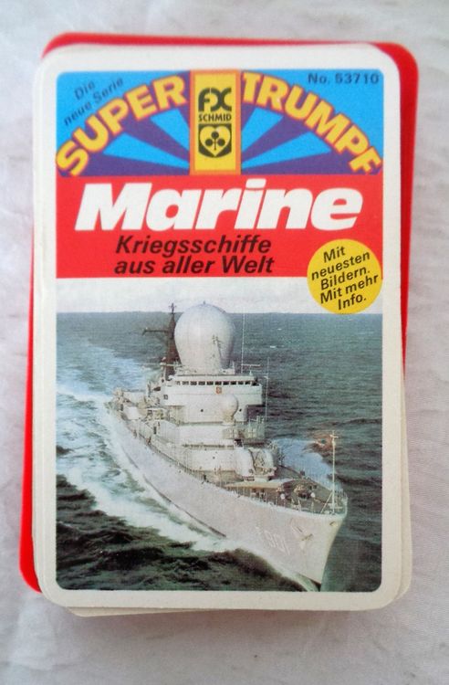 Schiffe Quartett Marine Kriegsschiffe aus aller Welt 1981 Kaufen