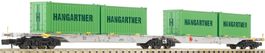 Neu OVP Fleischmann 825304 AAE Containertragwagen Hangartner