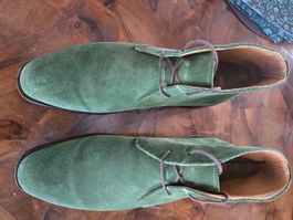 Herren Boots Grösse 43 grün/olive aus London