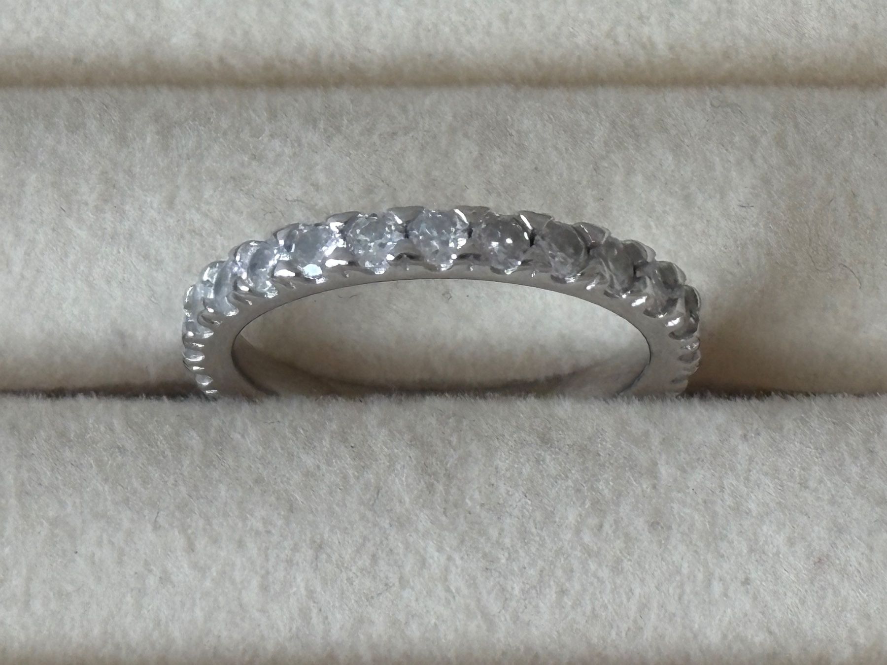Anelli: Luxus Elegante Memoire 18/8 Ring  Farbe Silber – Nuovo (secondo la descrizione) da Biel-Bienne venduto da Roserosse13 1