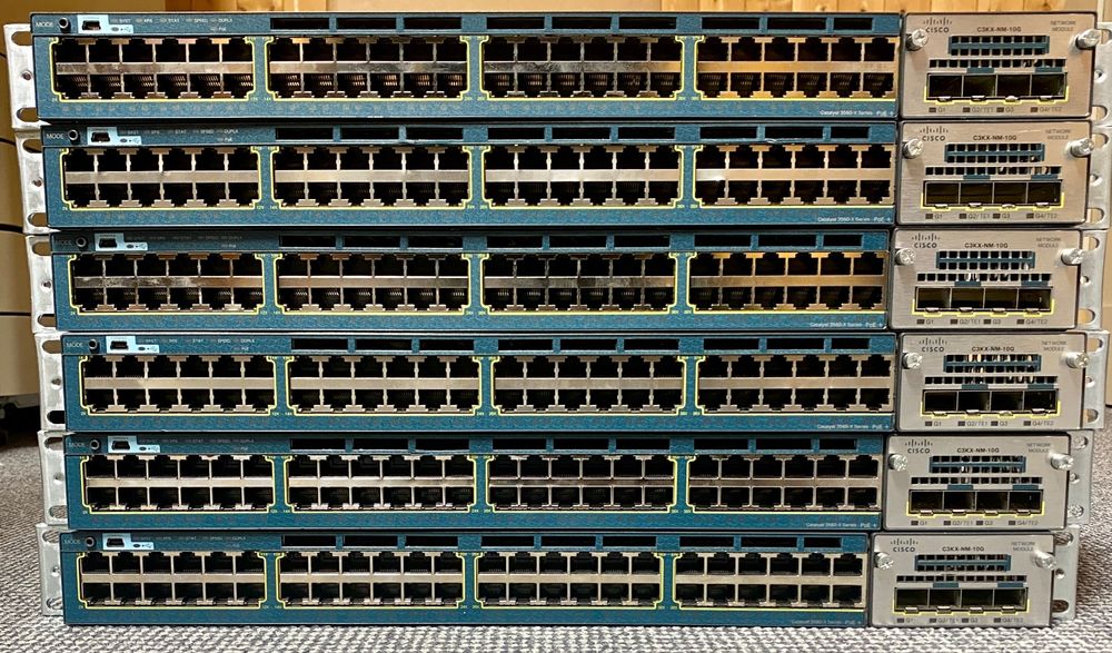 6 Stk. Cisco Catalyst 3750-X 48 Port (Gebraucht) in Laupen BE für CHF ...
