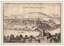 EGLISAU, KUPFERSTICH 1723