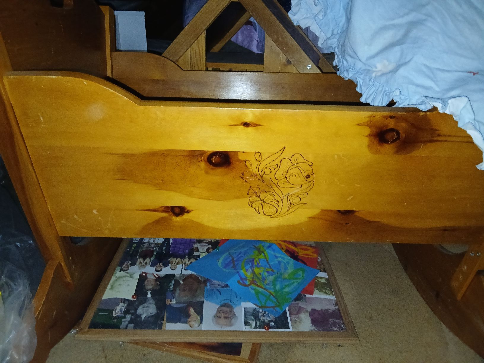 Articoli in legno: Wiege/ Holz/ Kinderbett – Usato da Umiken venduto da scherena