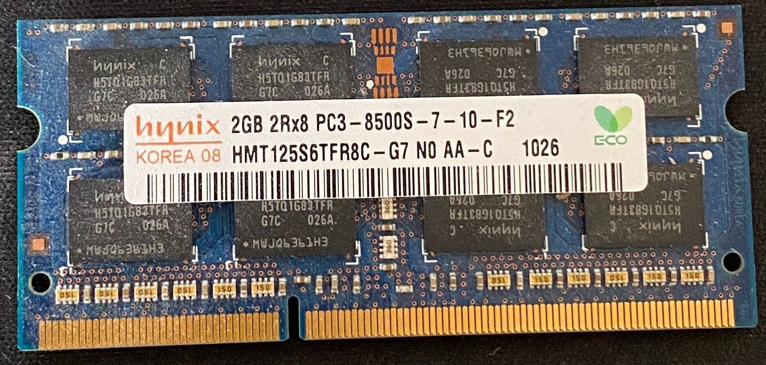 Memory / RAM: Hynix 2GB DDR3 RAM, Memory, Arbeitsspeicher, 2 Gigabyte – Gebraucht aus Winterthur von YaV