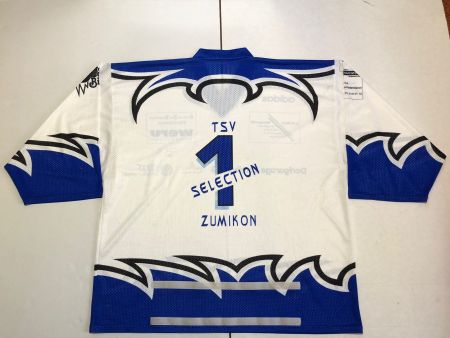 Game Worn Adidas hockey Trikot Zumikon Zurich Gr.XL