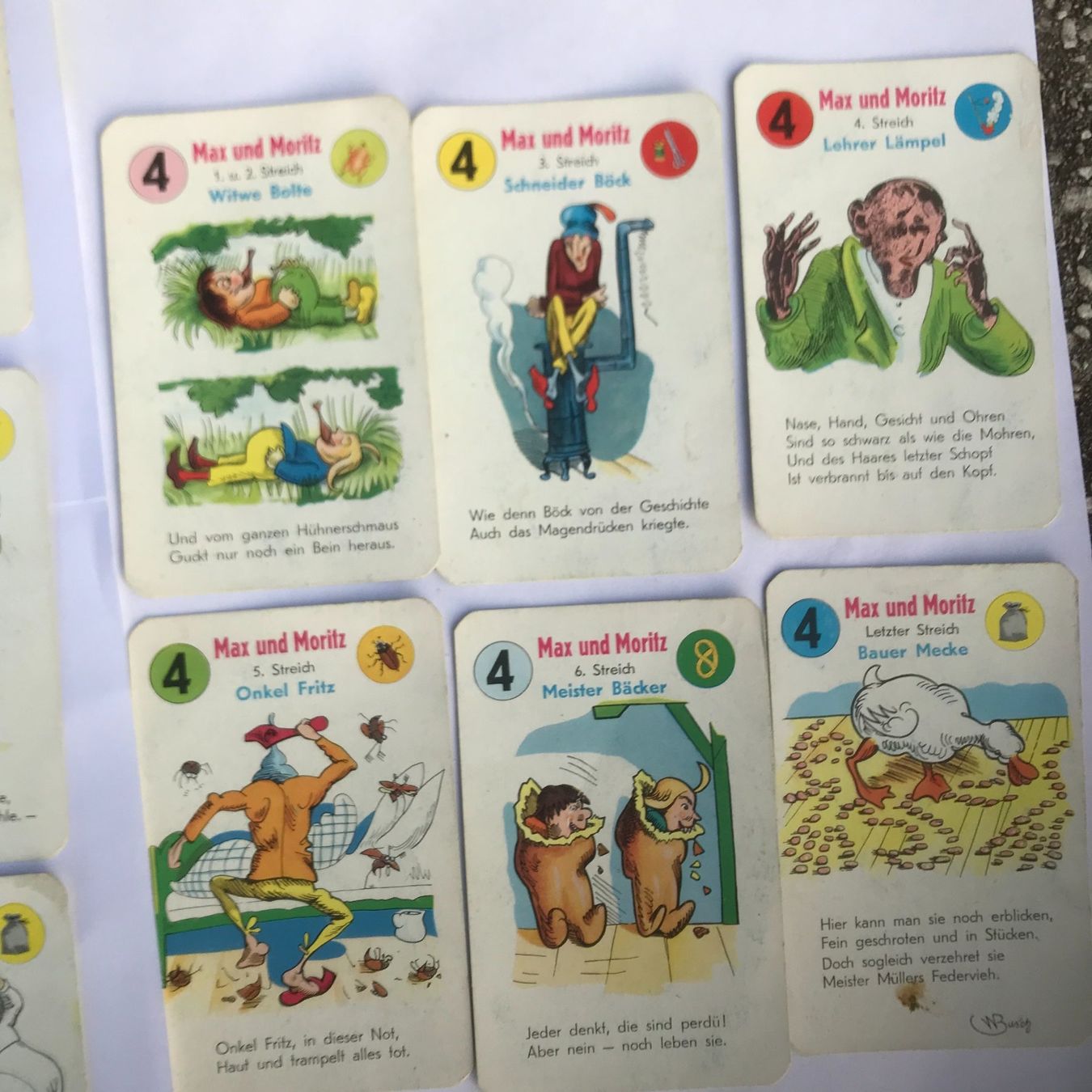 Giochi: Jeux de cartes MAX UND MORITZ - Spielkarten – Usato da Courfaivre venduto da Bernard1959 3