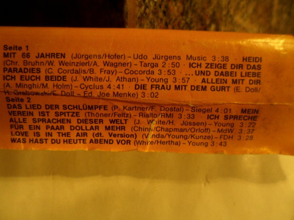 Musicassette: Deutsche HIT PARADE – Usato da Langnau i. E. venduto da gf2_29jt 1