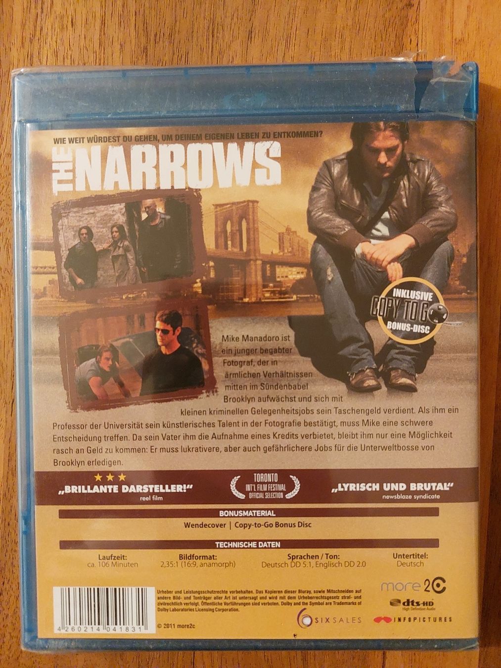Tutti i DVDs: Blu Ray - The Narrows – Nuovo (secondo la descrizione) da Rheinfelden venduto da Onyx74 1