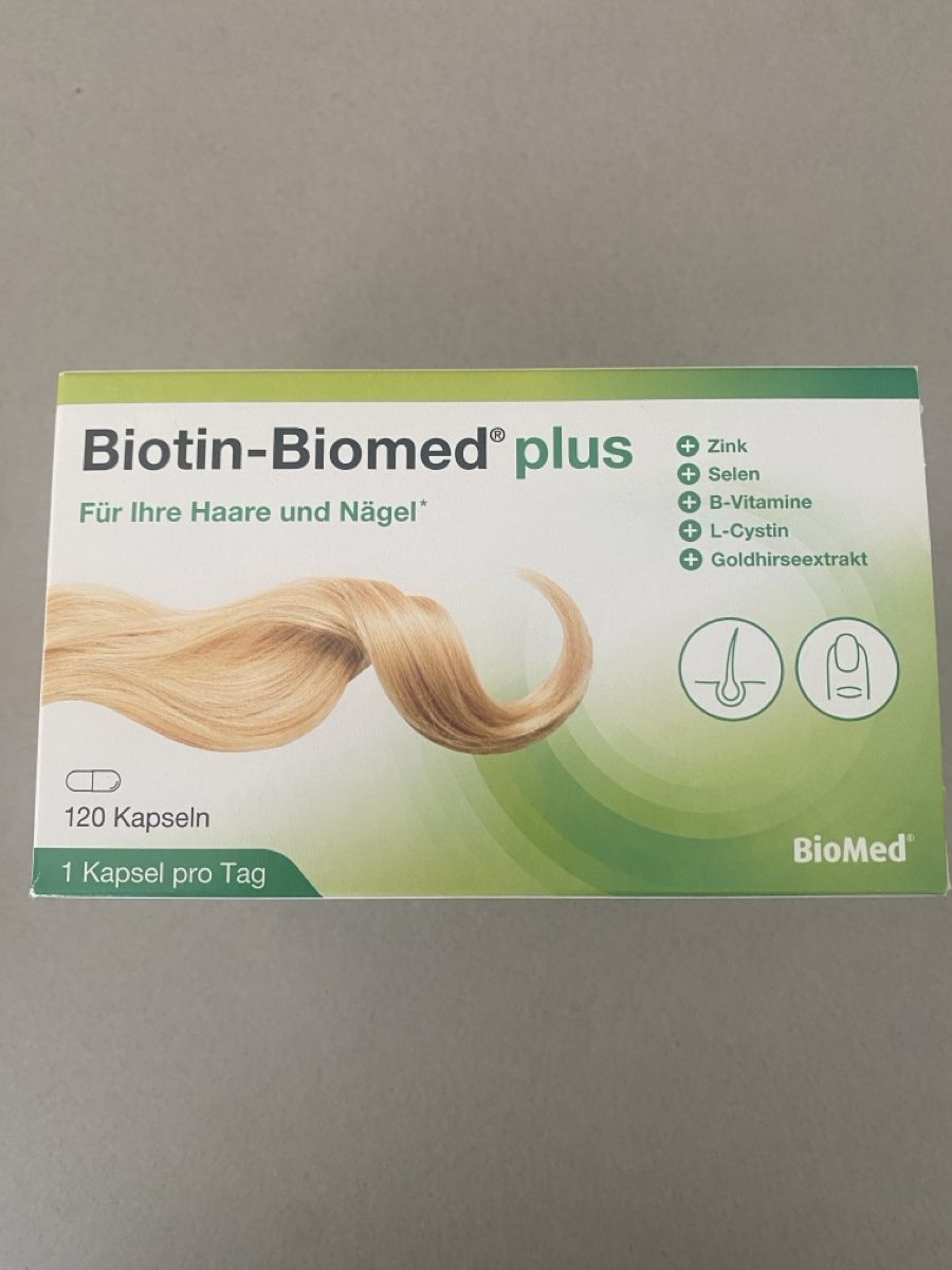 Lebensmittel & Spezialitäten: Biotin-Biomed plus 120 Kapseln – Neu und originalverpackt aus Chamoson von Pince26