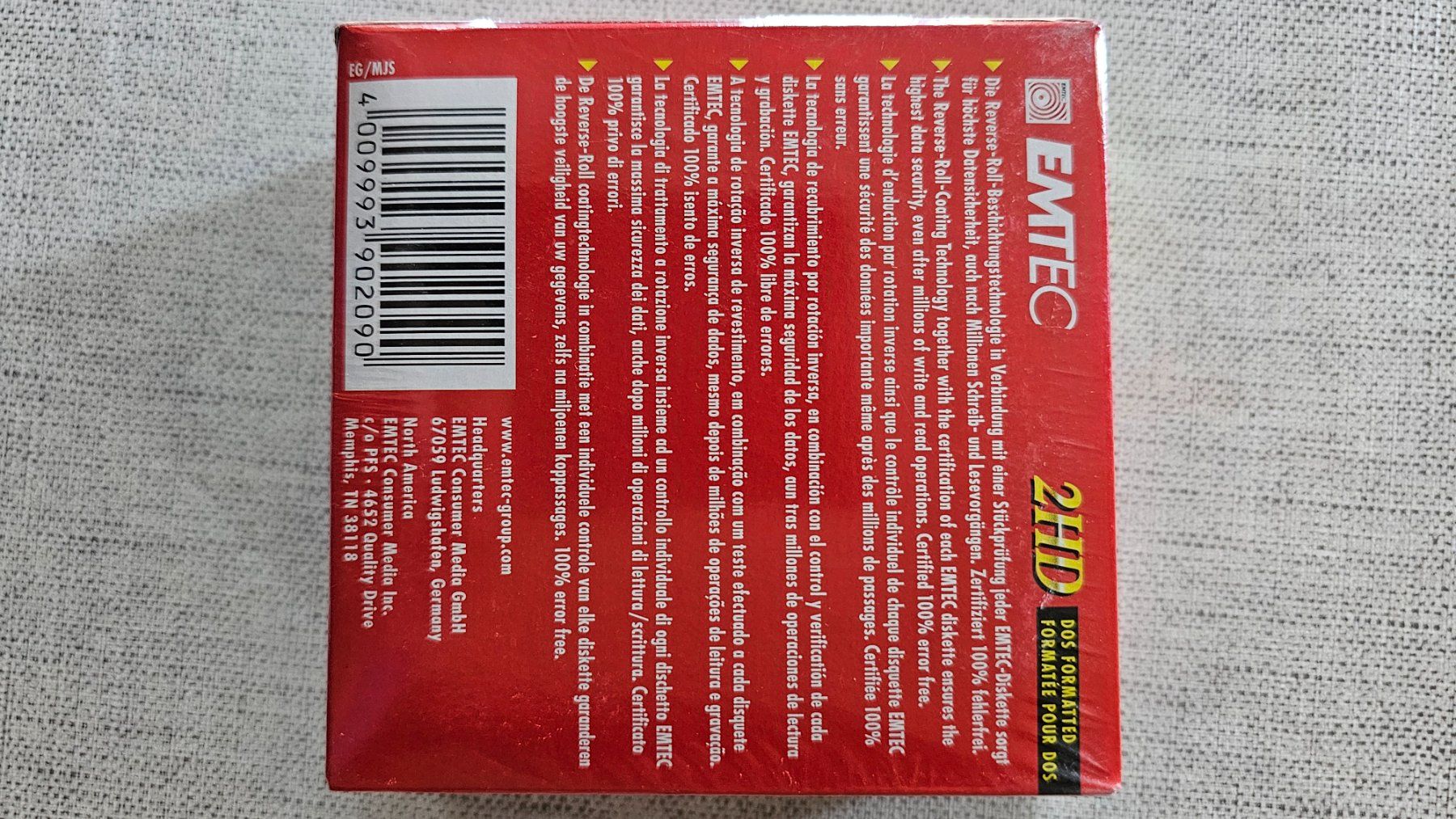 Dischetti: Emtec 2HD 3.5" 90mm Disketten – Nuovo e nell'imballaggio originale da Allenwinden venduto da plasma66 2