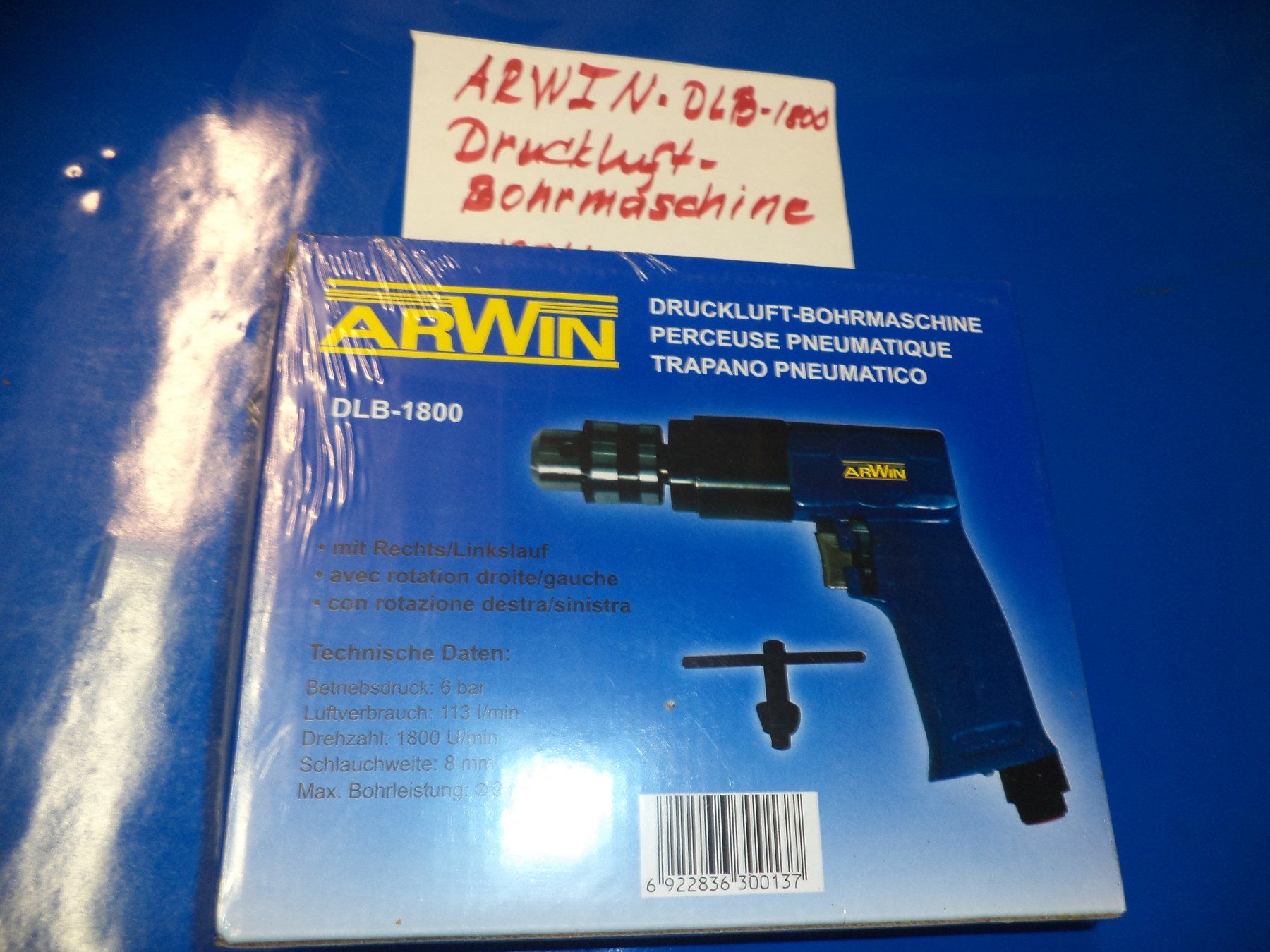 Trapani: Neue Arwin Luftbohrmaschine – Nuovo e nell'imballaggio originale da Oetwil am See venduto da Avenger07
