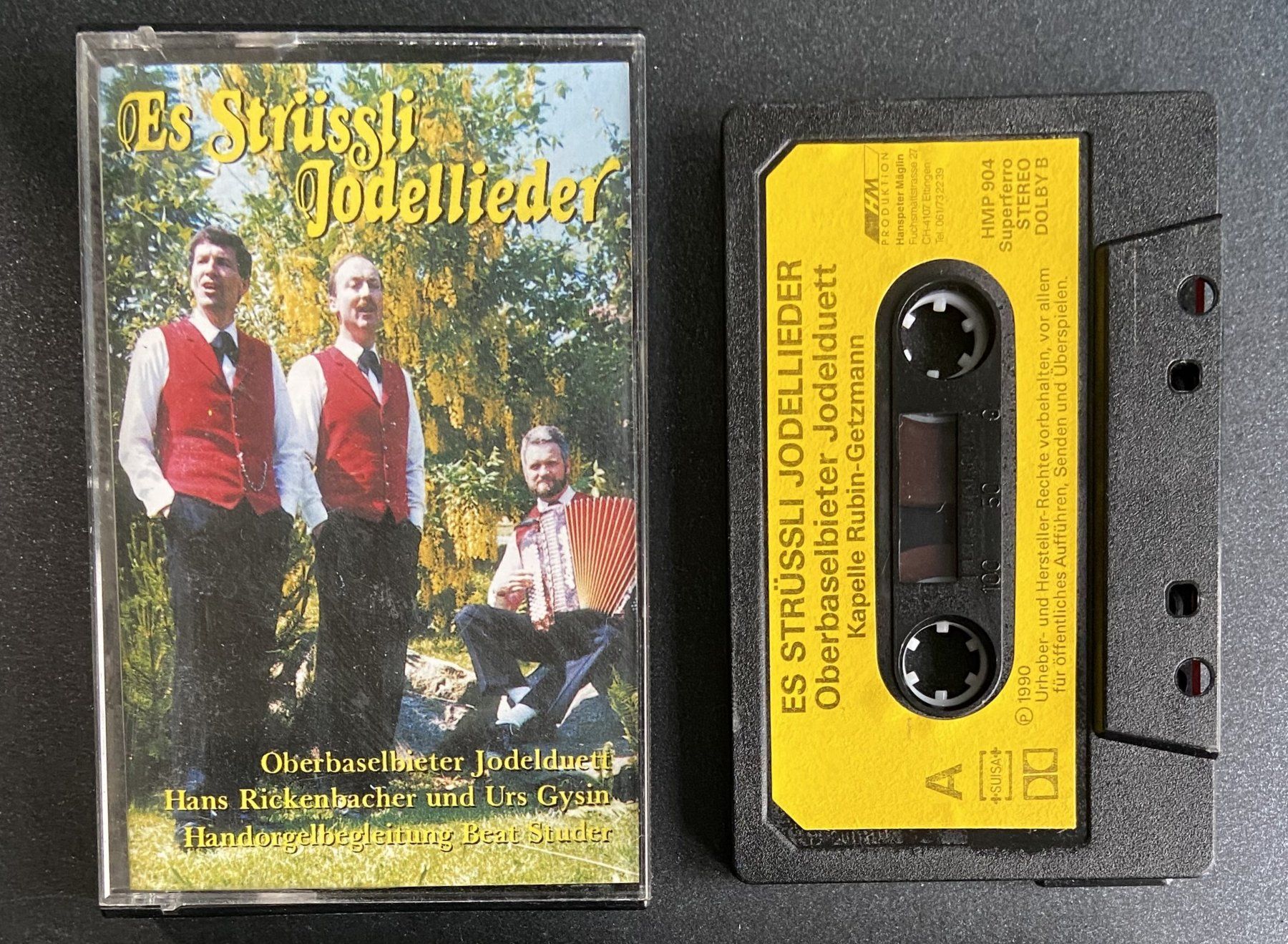 Kompaktkassetten: 4 Musikkassetten Schweizer Folklore Region Basel – Gebraucht aus Böckten von Hansi36