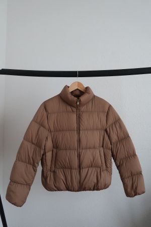 Damen Winterjacke braun – warm & bequem