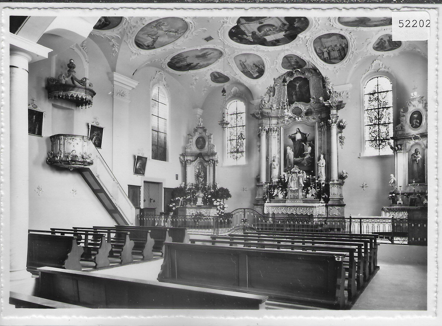 Cartoline postali: Klosterkirche Berg-Sion - Uetliburg SG – Usato da Ettingen venduto da Kartenplanet