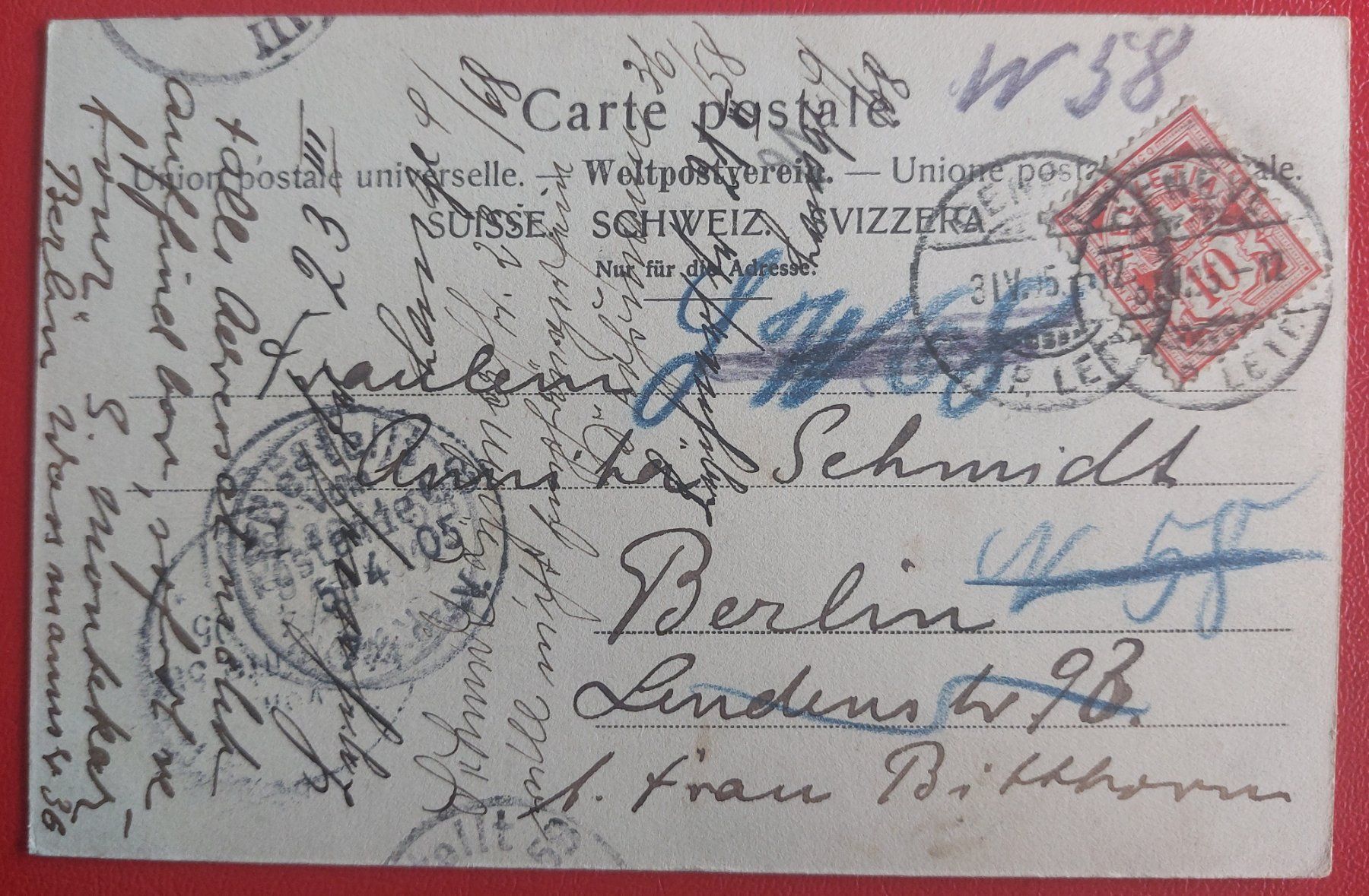 Ansichtskarten: Zürich Stadttheater 1905 – Gebraucht aus St-Légier-La Chiésaz von Theo005 1